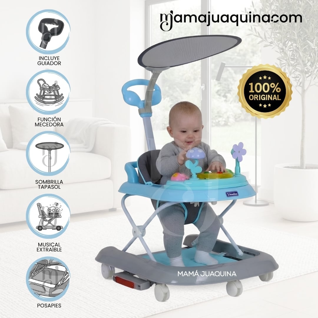 ANDADOR MECEDORA CON TABLERO DIDÁCTICO «TITI» EDICIÓN LIMITADA - 1