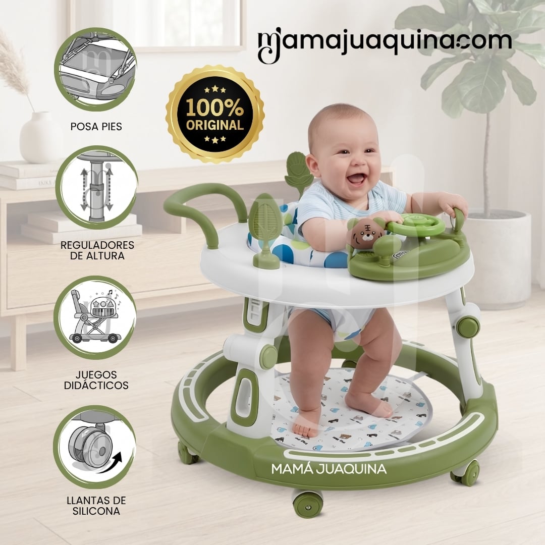 ANDADOR CON TABLERO DIDÁCTICO «MILI» ALTURA REGULABLE - 1
