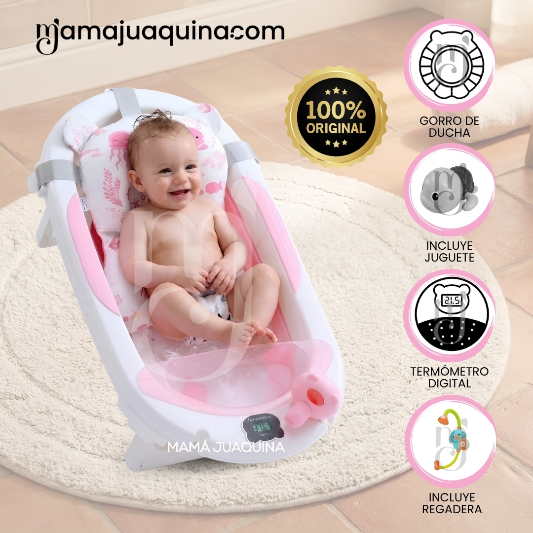 BAÑERA PLEGABLE PARA BEBÉ «NEMO» COLECCIÓN PREMIUM - 1