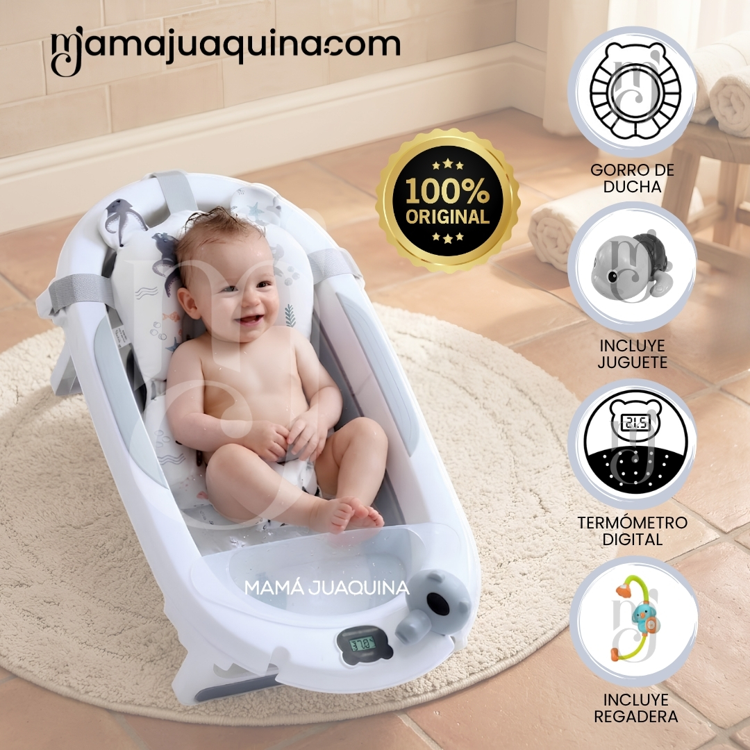 BAÑERA PLEGABLE PARA BEBÉ «NEMO» COLECCIÓN PREMIUM - 1