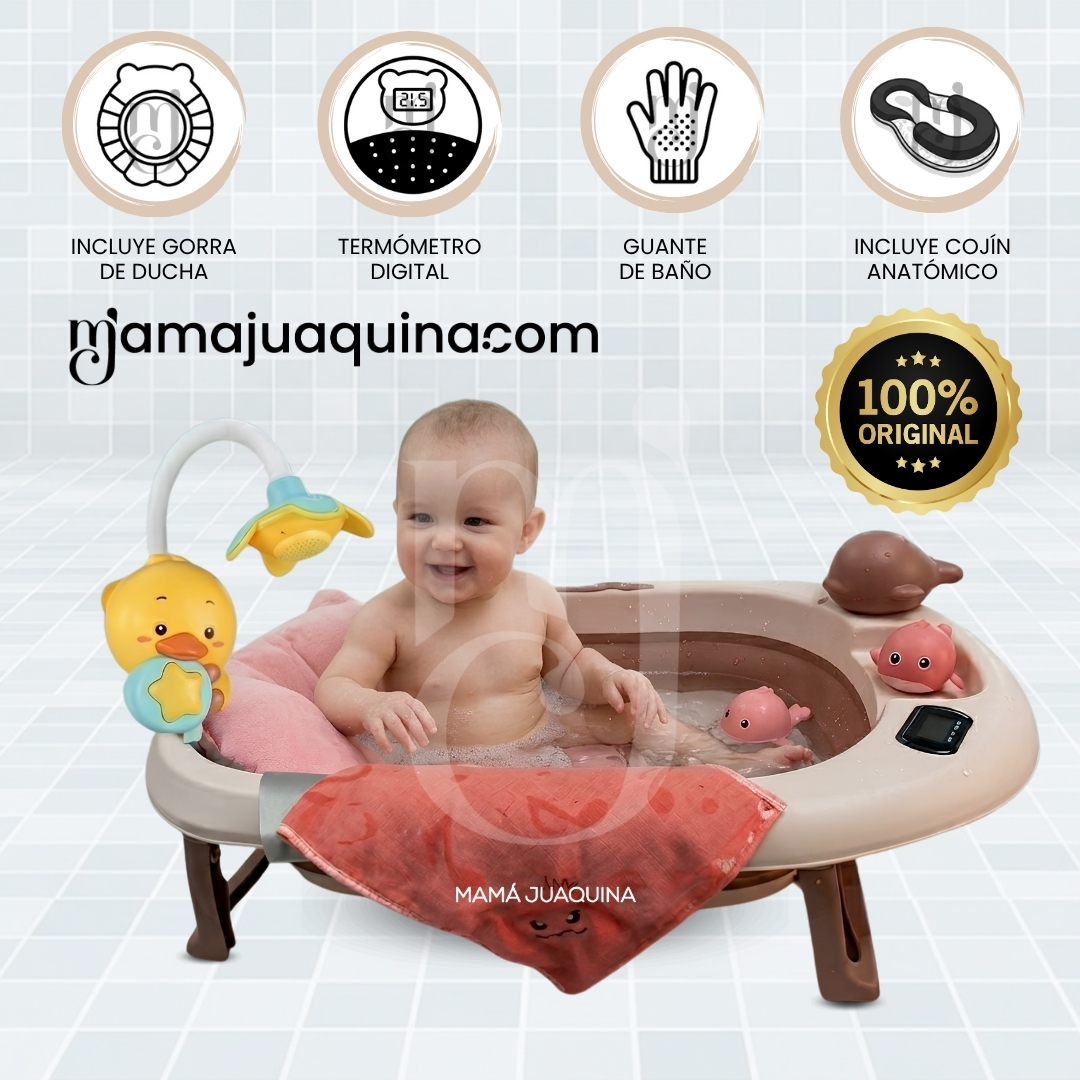BAÑERA PLEGABLE CON REGADERA «JADDE ROSSI» EDICIÓN LIMITADA - 1