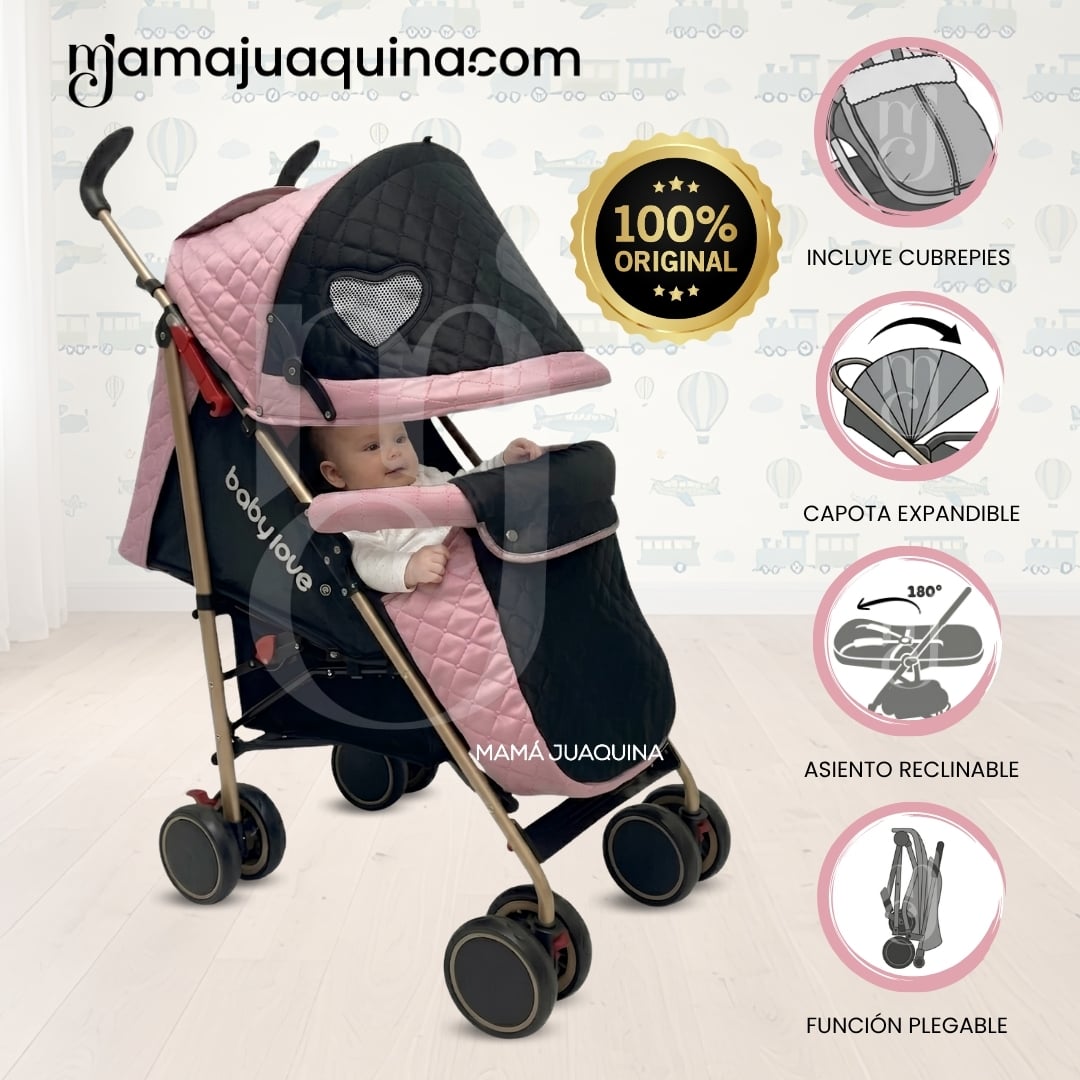 COCHE BASTÓN PLEGADO COMPACTO «ISABEL GOLD II» EDICIÓN EXCLUSIVA - 1