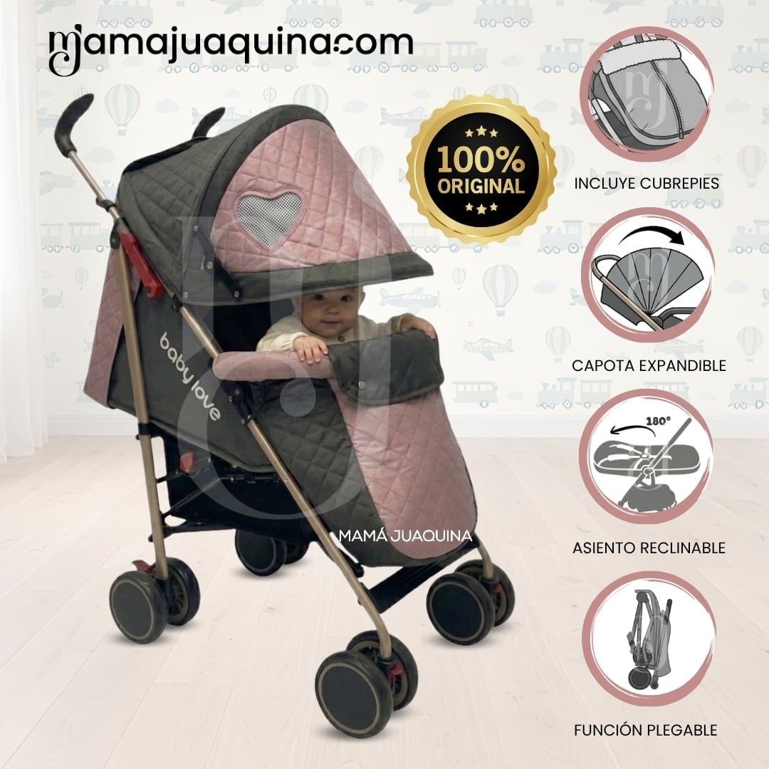 COCHE BASTÓN PLEGADO COMPACTO «ISABEL GOLD II» EDICIÓN EXCLUSIVA - 1