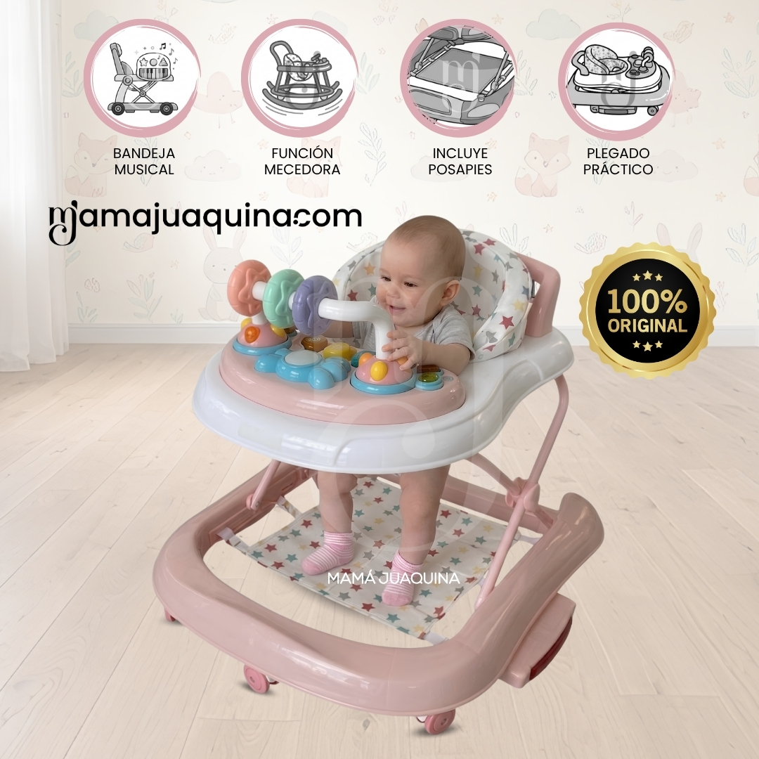 ANDADOR MECEDORA CON TABLERO DIDÁCTICO «PIKARON» EDICIÓN ESPECIAL - 1