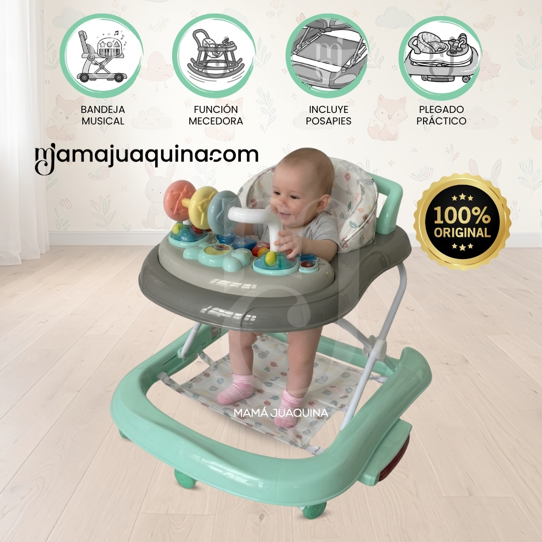 ANDADOR MECEDORA CON TABLERO DIDÁCTICO «PIKARON» EDICIÓN ESPECIAL - 1
