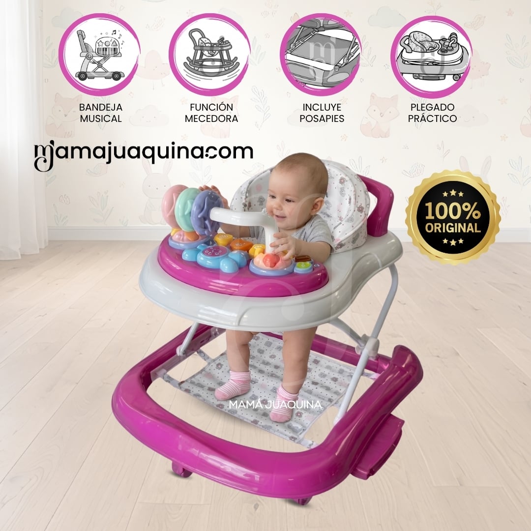 ANDADOR MECEDORA CON TABLERO DIDÁCTICO «PIKARON» EDICIÓN ESPECIAL - 1