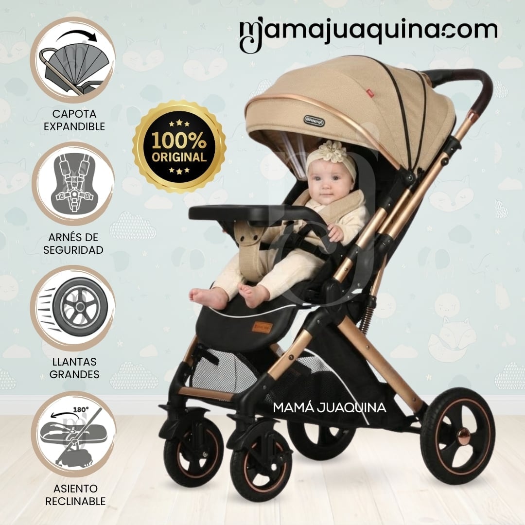 COCHE CUNA DE LUJO «LUKAS» EDICIÓN EXCLUSIVA BLUE - 1