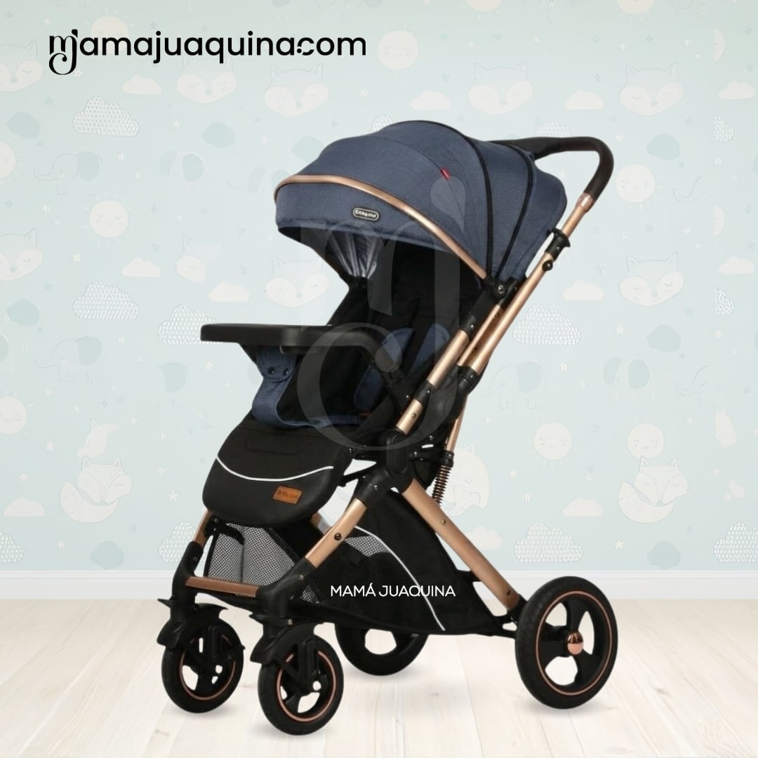 COCHE CUNA DE LUJO «LUKAS» EDICIÓN EXCLUSIVA BLUE - 3