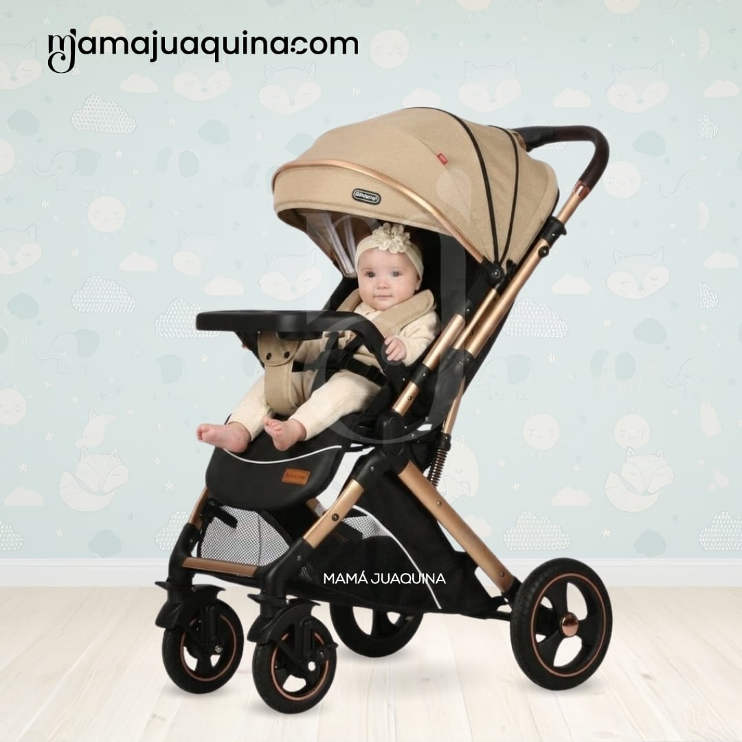COCHE CUNA DE LUJO «LUKAS» EDICIÓN EXCLUSIVA BLUE - 4