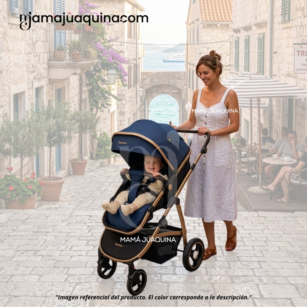 COCHE MOISÉS TRAVEL SYSTEM «SPEED PRINCE MINUS» CON MOCHILA PAÑALERA - 2