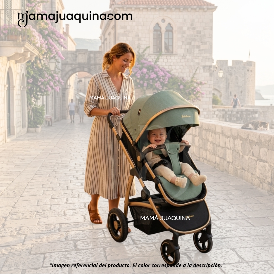 COCHE MOISÉS TRAVEL SYSTEM «SPEED PRINCE MINUS» CON MOCHILA PAÑALERA - 2