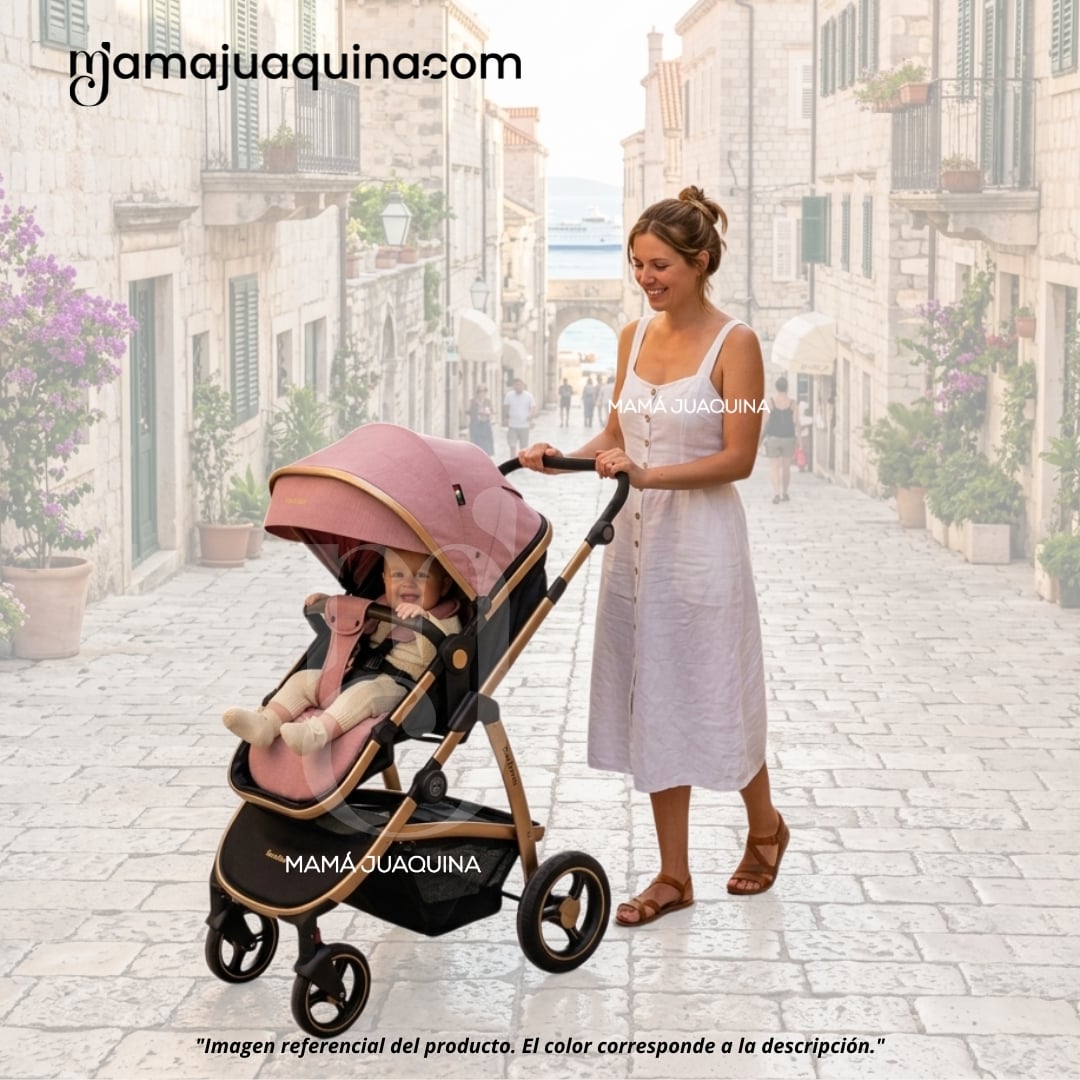 COCHE MOISÉS TRAVEL SYSTEM «SPEED PRINCE MINUS» CON MOCHILA PAÑALERA - 2