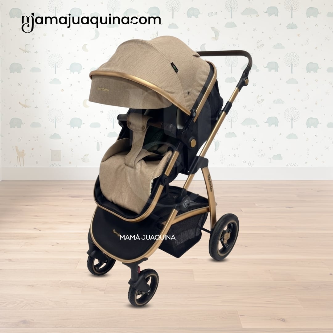 COCHE MOISÉS TRAVEL SYSTEM «SPEED PRINCE PLUS» CON MOCHILA PAÑALERA Y PORTABEBÉ - 3