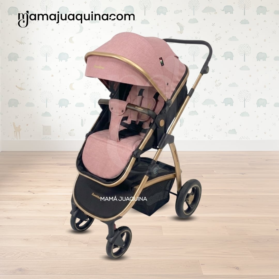 COCHE MOISÉS TRAVEL SYSTEM «SPEED PRINCE PLUS» CON MOCHILA PAÑALERA Y PORTABEBÉ - 3