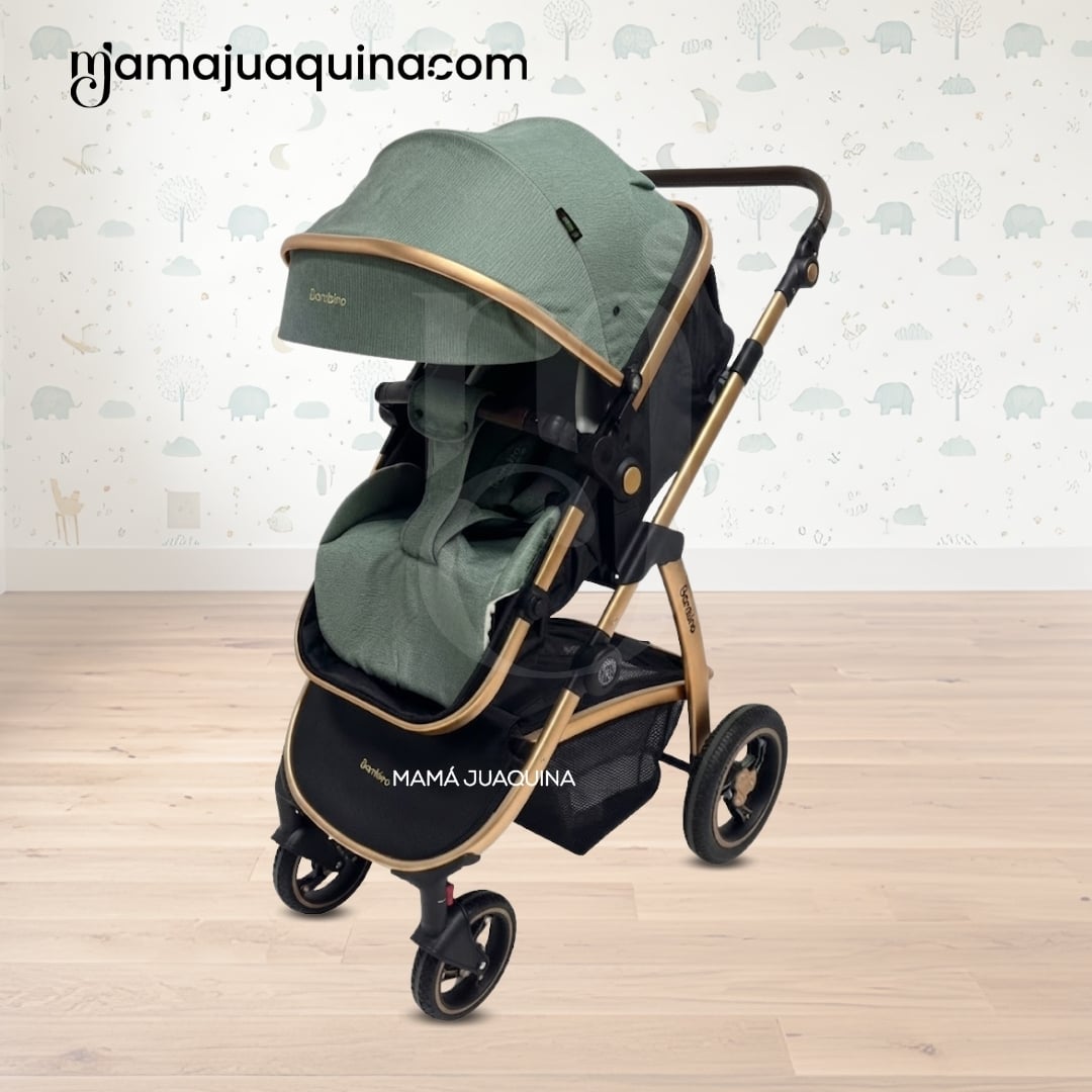 COCHE MOISÉS TRAVEL SYSTEM «SPEED PRINCE PLUS» CON MOCHILA PAÑALERA Y PORTABEBÉ - 3