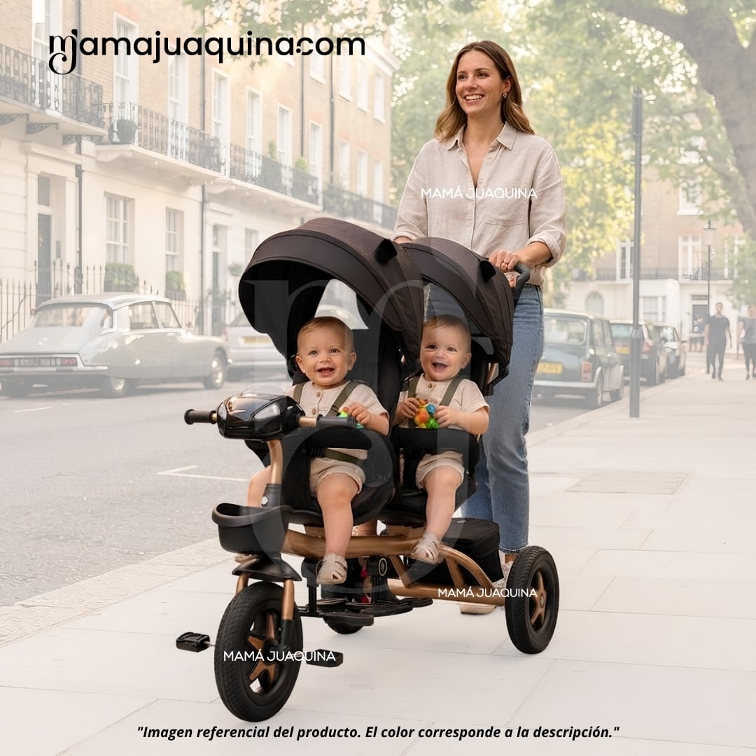 TRICICLO GUIADOR GEMELAR «TWIN RACE» EDICIÓN LIMITADA - 2