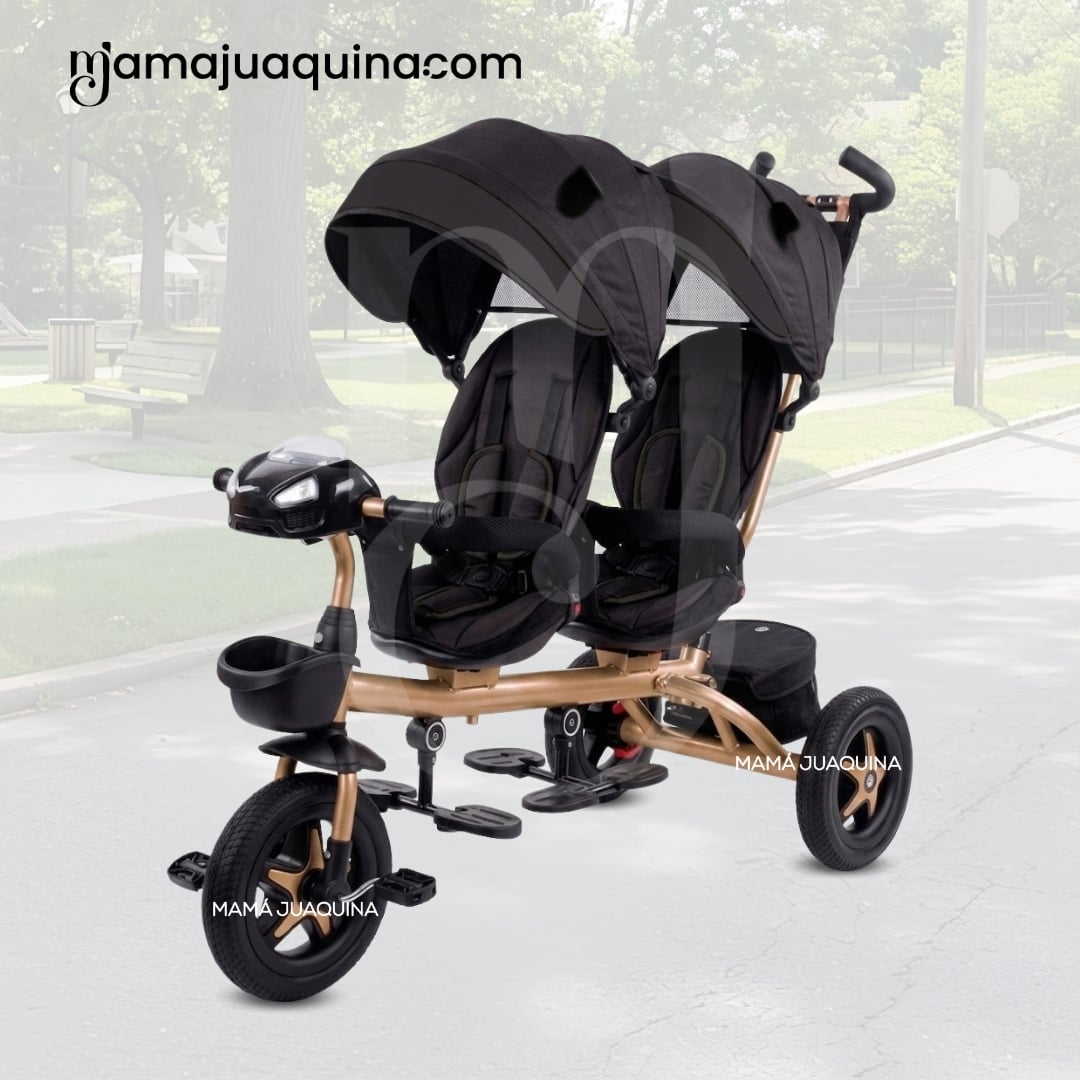 TRICICLO GUIADOR GEMELAR «TWIN RACE» EDICIÓN LIMITADA - 4