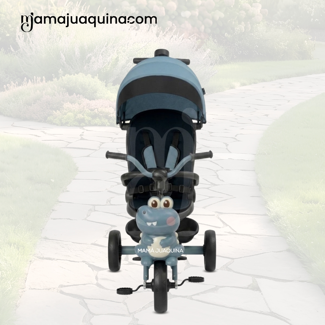 TRICICLO GUIADOR «CROCODILE» EDICIÓN ESPECIAL SKY BLUE - 3
