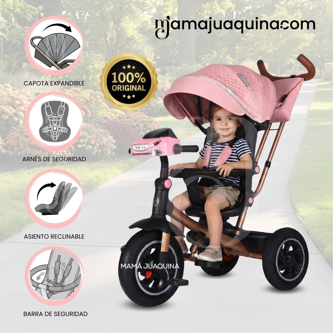 TRICICLO GUIADOR PARA BEBÉS «FOX NOVA» EDICIÓN LIMITADA - 1