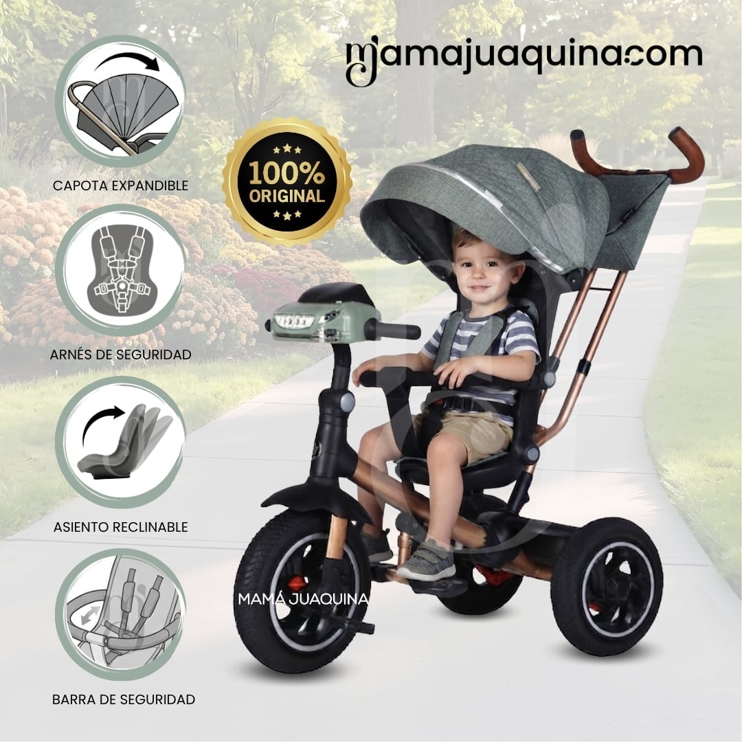 TRICICLO GUIADOR PARA BEBÉS «FOX NOVA» EDICIÓN LIMITADA - 1