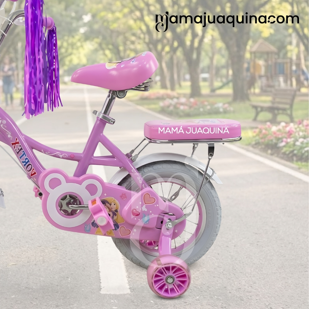 BICICLETA CAMPERA PARA NIÑA ARO 12 «NERY» CON CANASTA - 5
