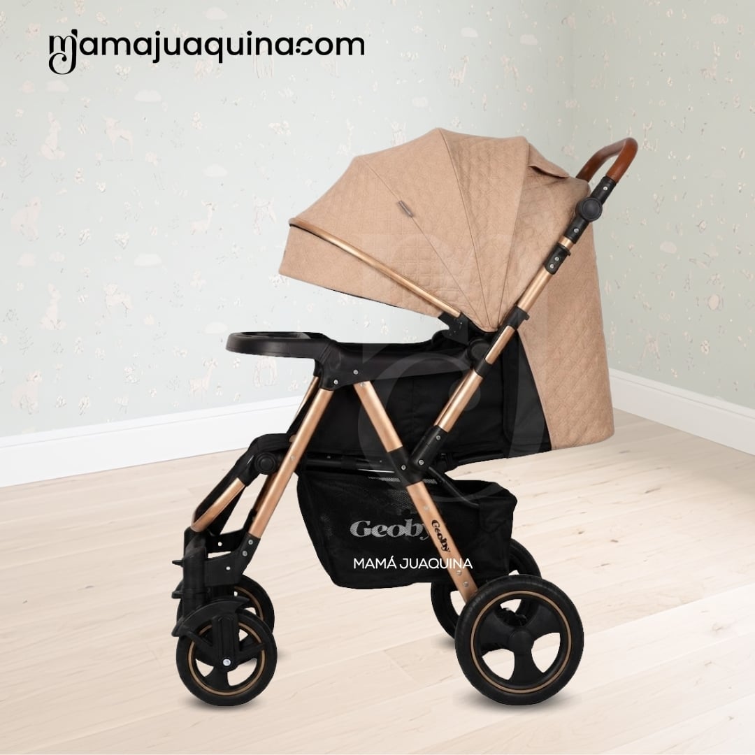 COCHE CUNA DE LUJO «GEOBY» CON MOCHILA - 4