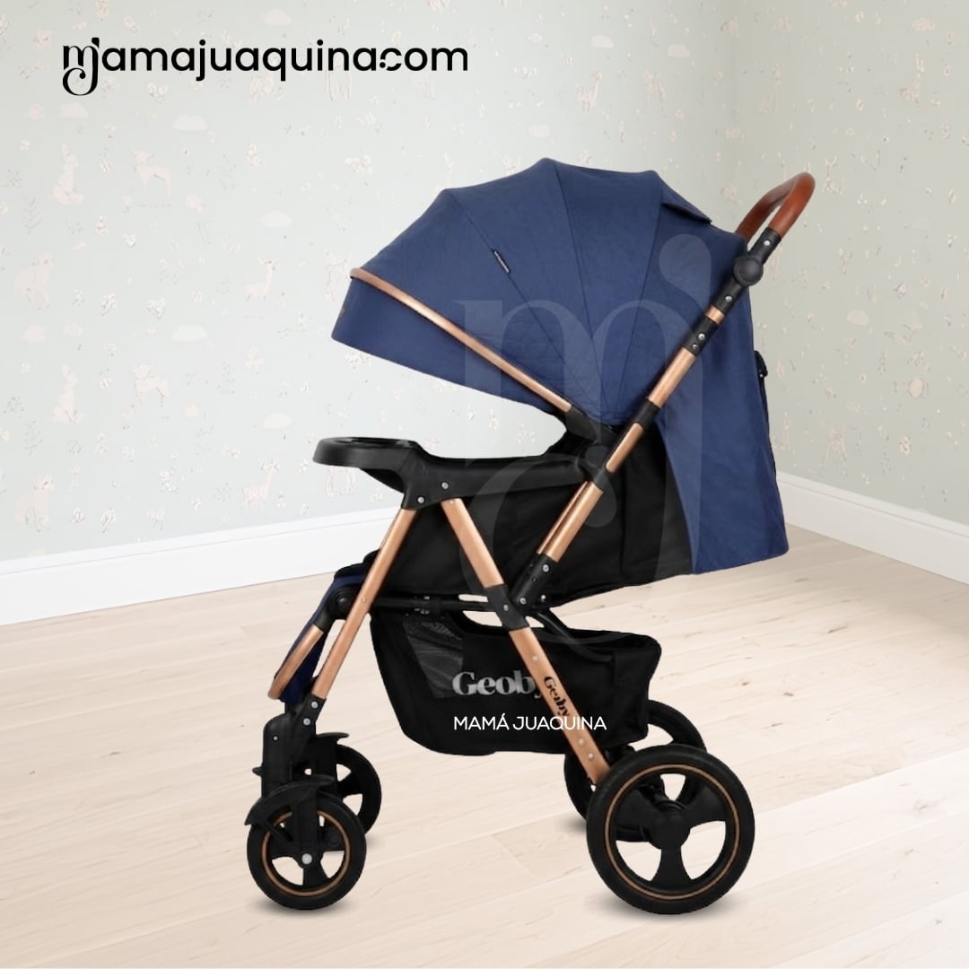 COCHE CUNA DE LUJO «GEOBY» CON MOCHILA - 4