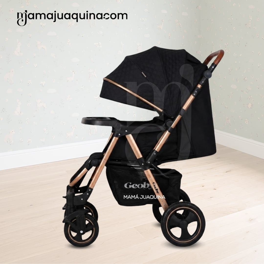 COCHE CUNA DE LUJO «GEOBY» CON MOCHILA - 4