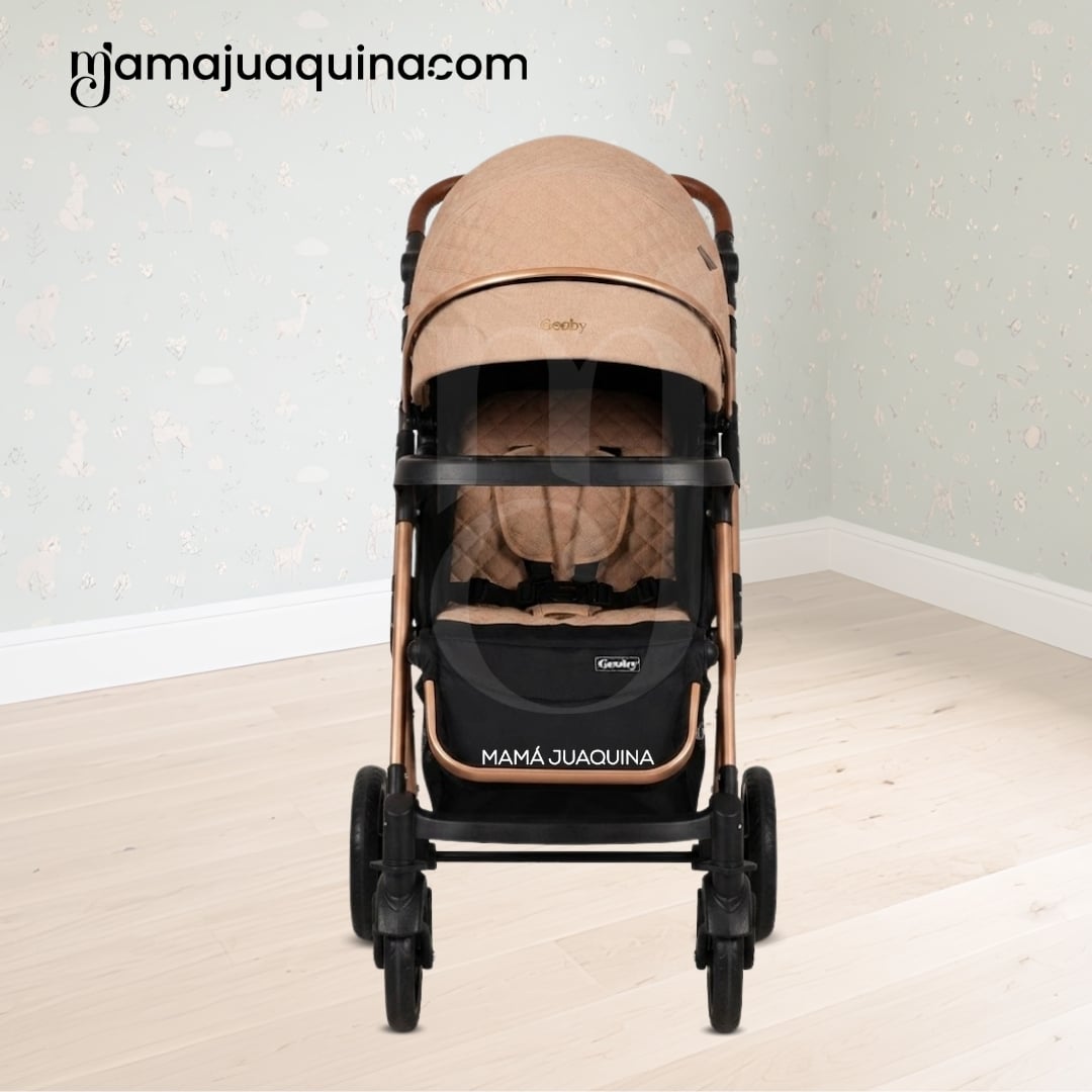 COCHE CUNA DE LUJO «GEOBY» CON MOCHILA - 5