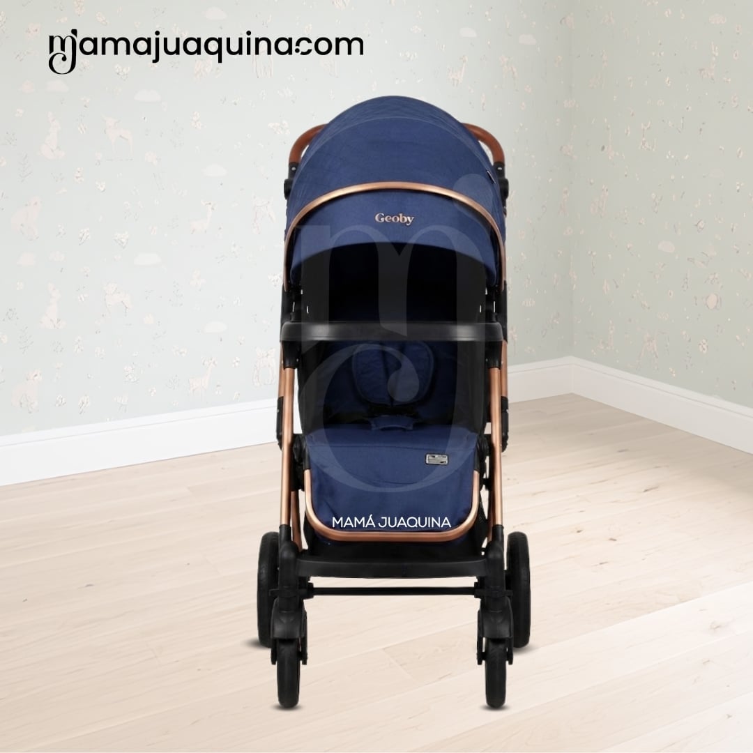 COCHE CUNA DE LUJO «GEOBY» CON MOCHILA - 5