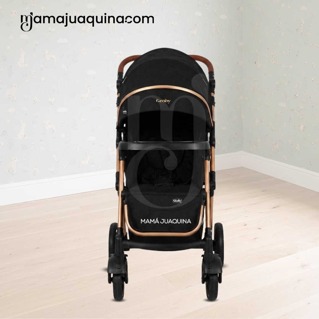 COCHE CUNA DE LUJO «GEOBY» CON MOCHILA - 5