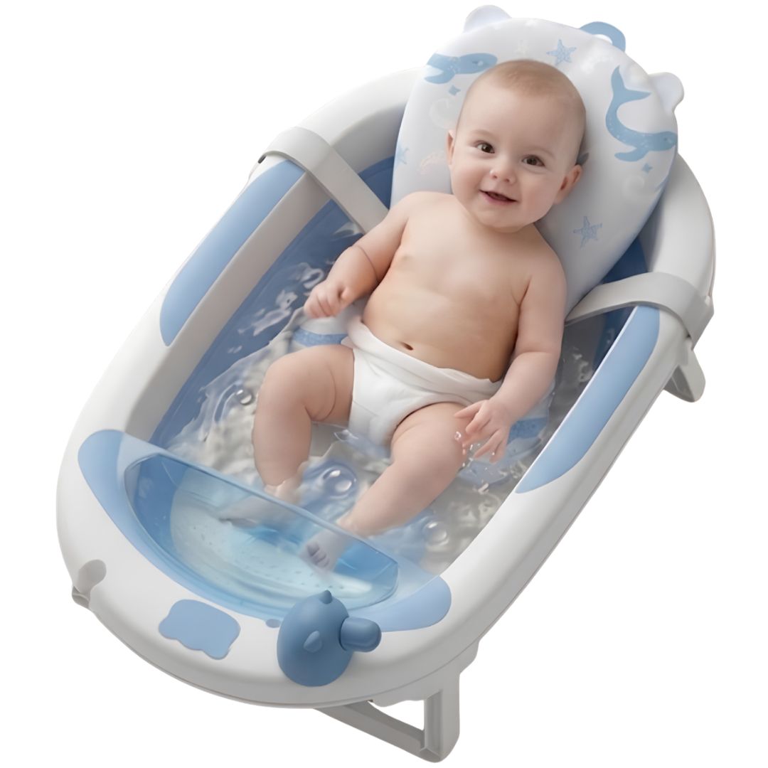 BAÑERA PLEGABLE PARA BEBÉ «JADDE PLUS» CON ACCESORIOS - 1