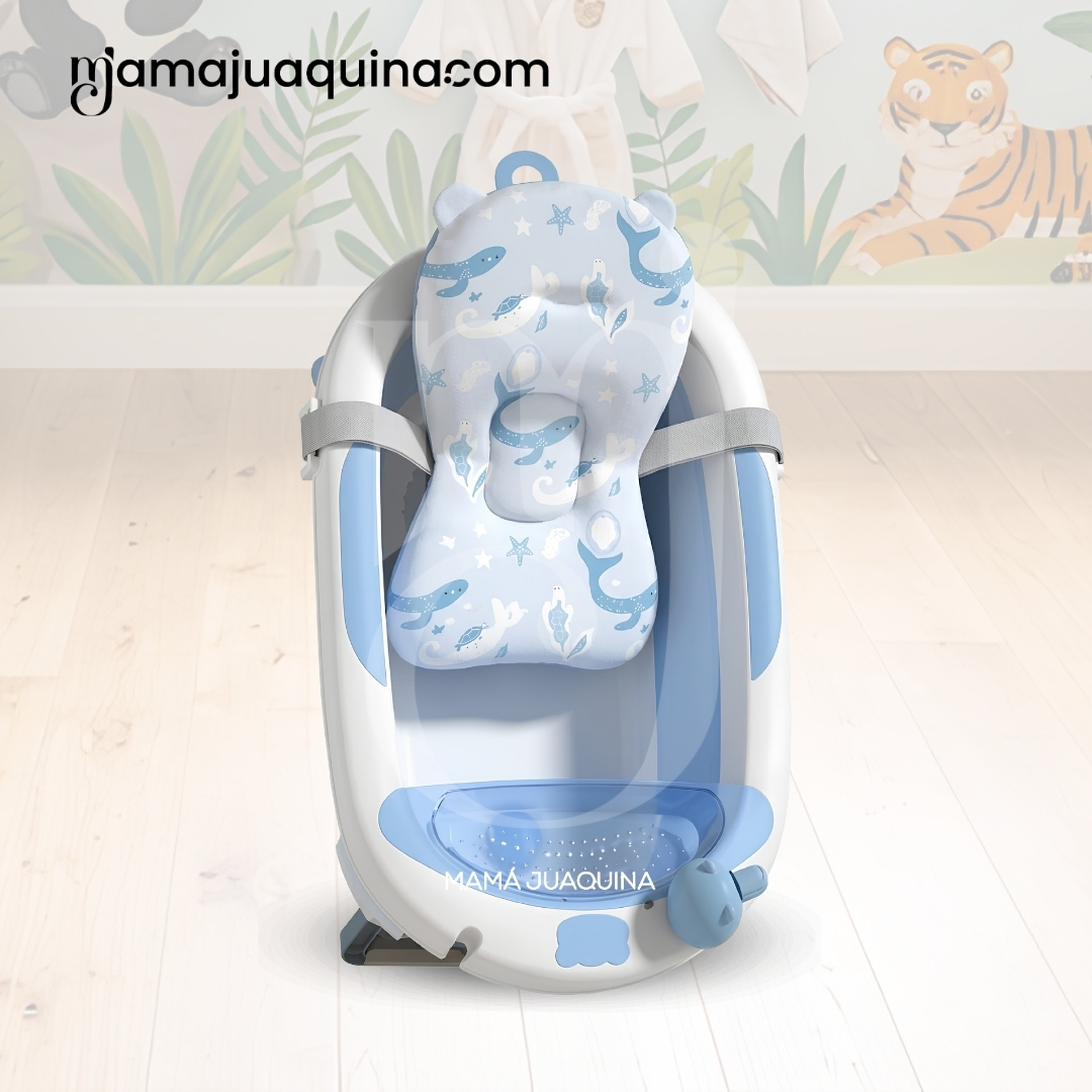 BAÑERA PLEGABLE PARA BEBÉ «JADDE PLUS» CON ACCESORIOS - 3