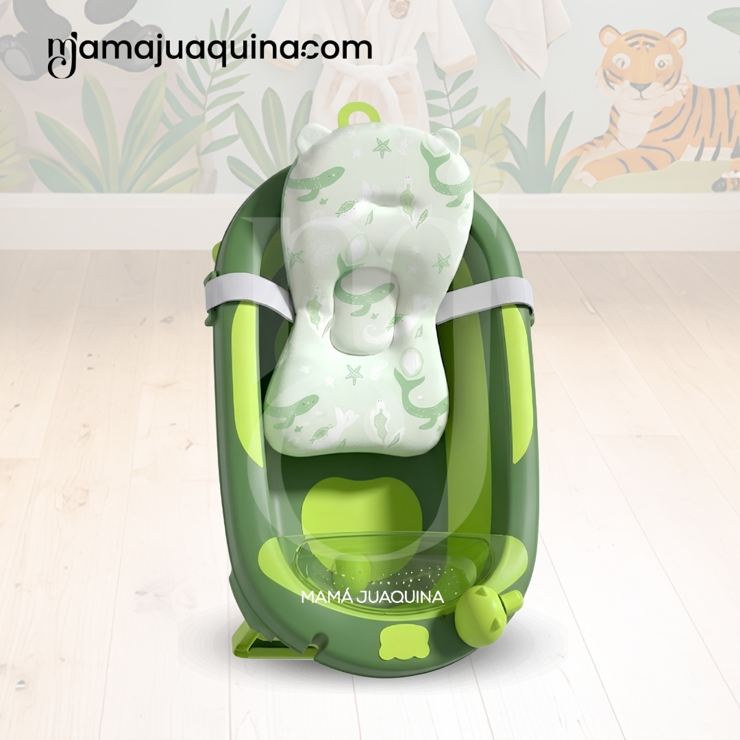 BAÑERA PLEGABLE PARA BEBÉ «JADDE PLUS» CON ACCESORIOS - 3