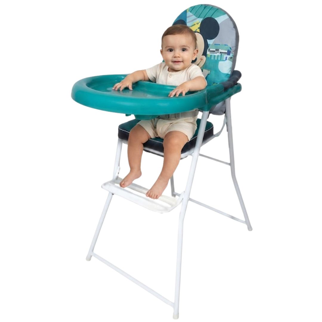 SILLA DE COMER PLEGABLE «MEESKA» CON DISEÑO RATÓN - 1