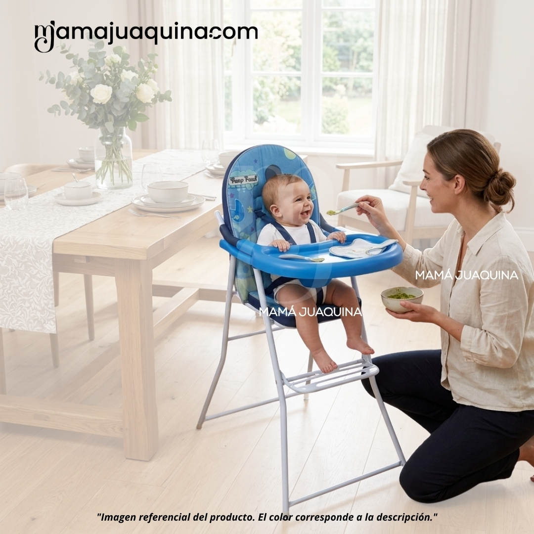 SILLA DE COMER PLEGABLE «MEESKA» CON DISEÑO RATÓN - 2