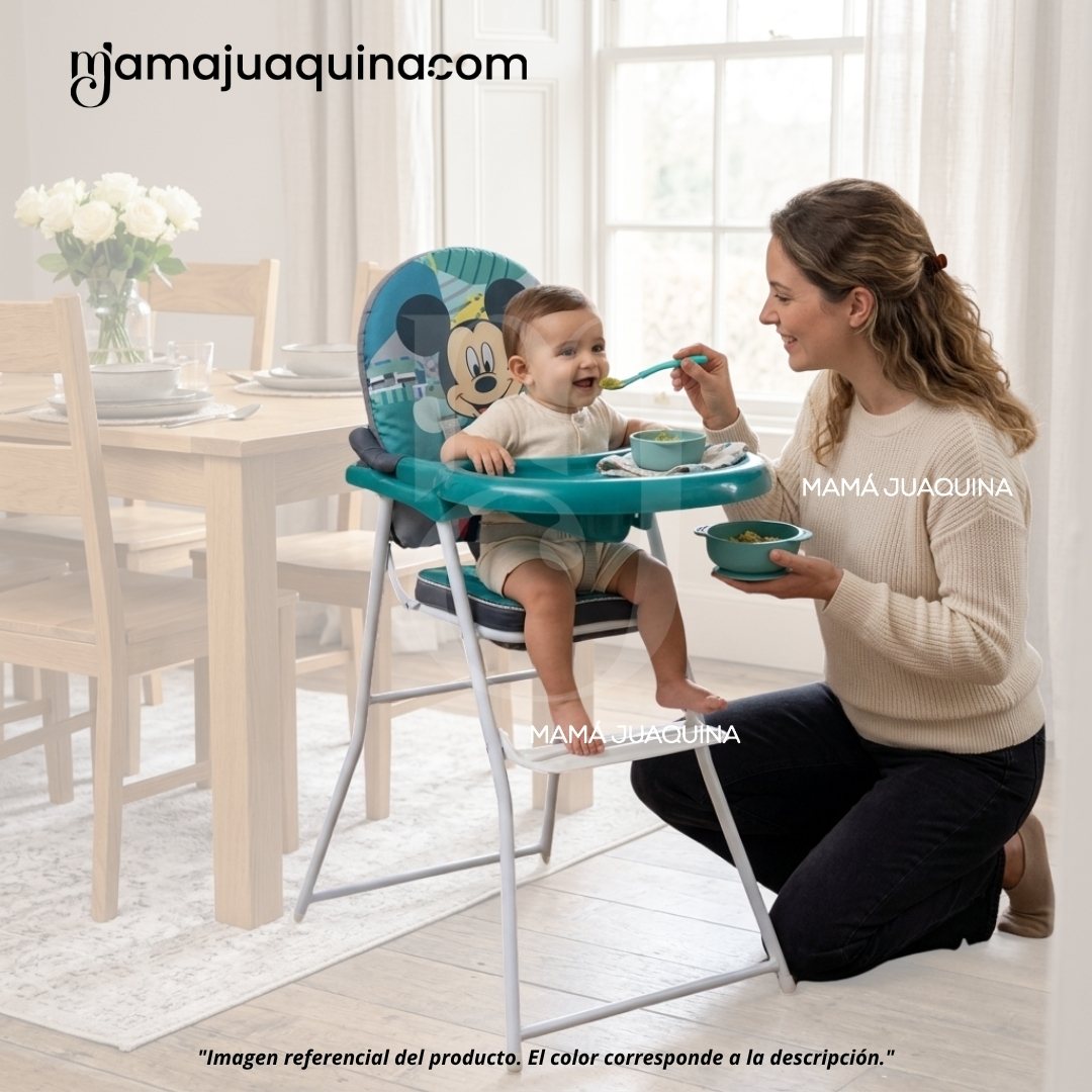 SILLA DE COMER PLEGABLE «MEESKA» CON DISEÑO RATÓN - 2