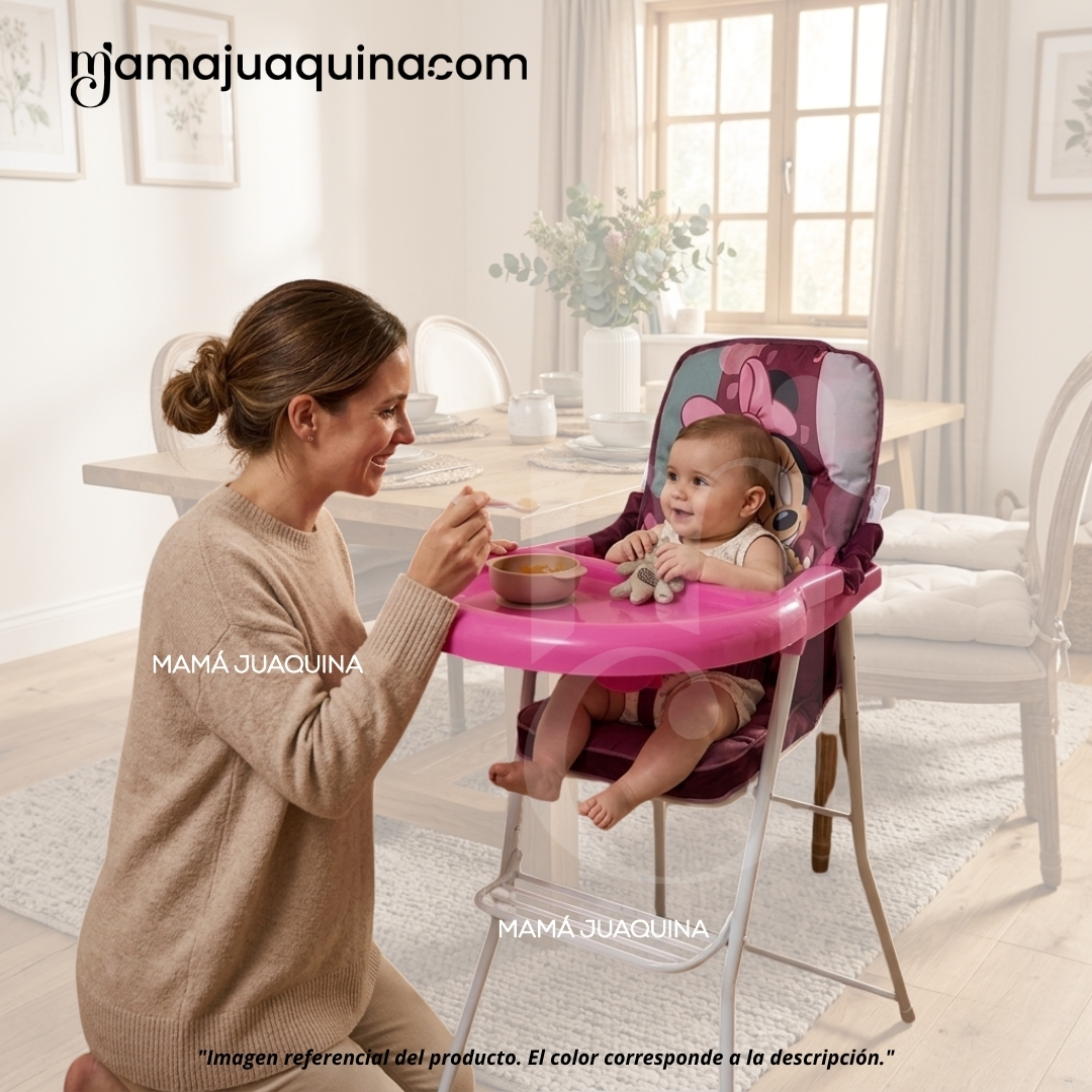 SILLA DE COMER PLEGABLE «MEESKA» CON DISEÑO RATÓN - 2