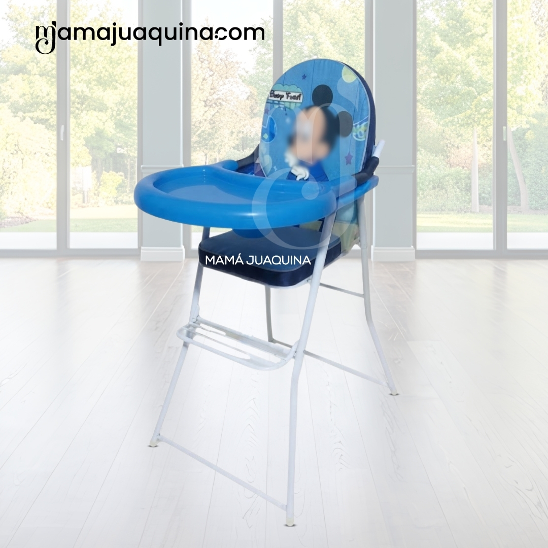 SILLA DE COMER PLEGABLE «MEESKA» CON DISEÑO RATÓN - 4