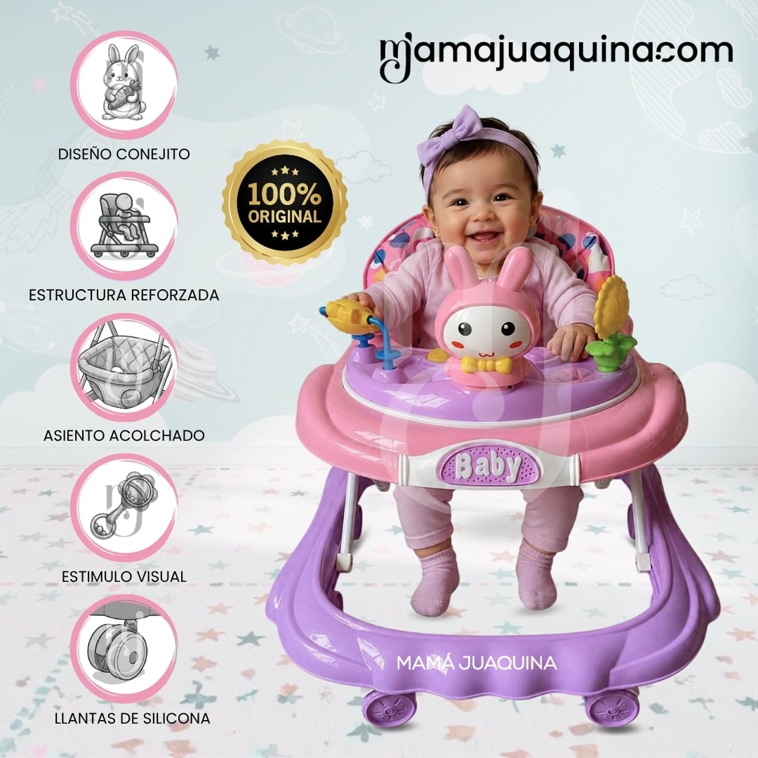 ANDADOR PLEGABLE «BUNNY KAWAII II» EDICIÓN LIMITADA LIGHT PINK - 1