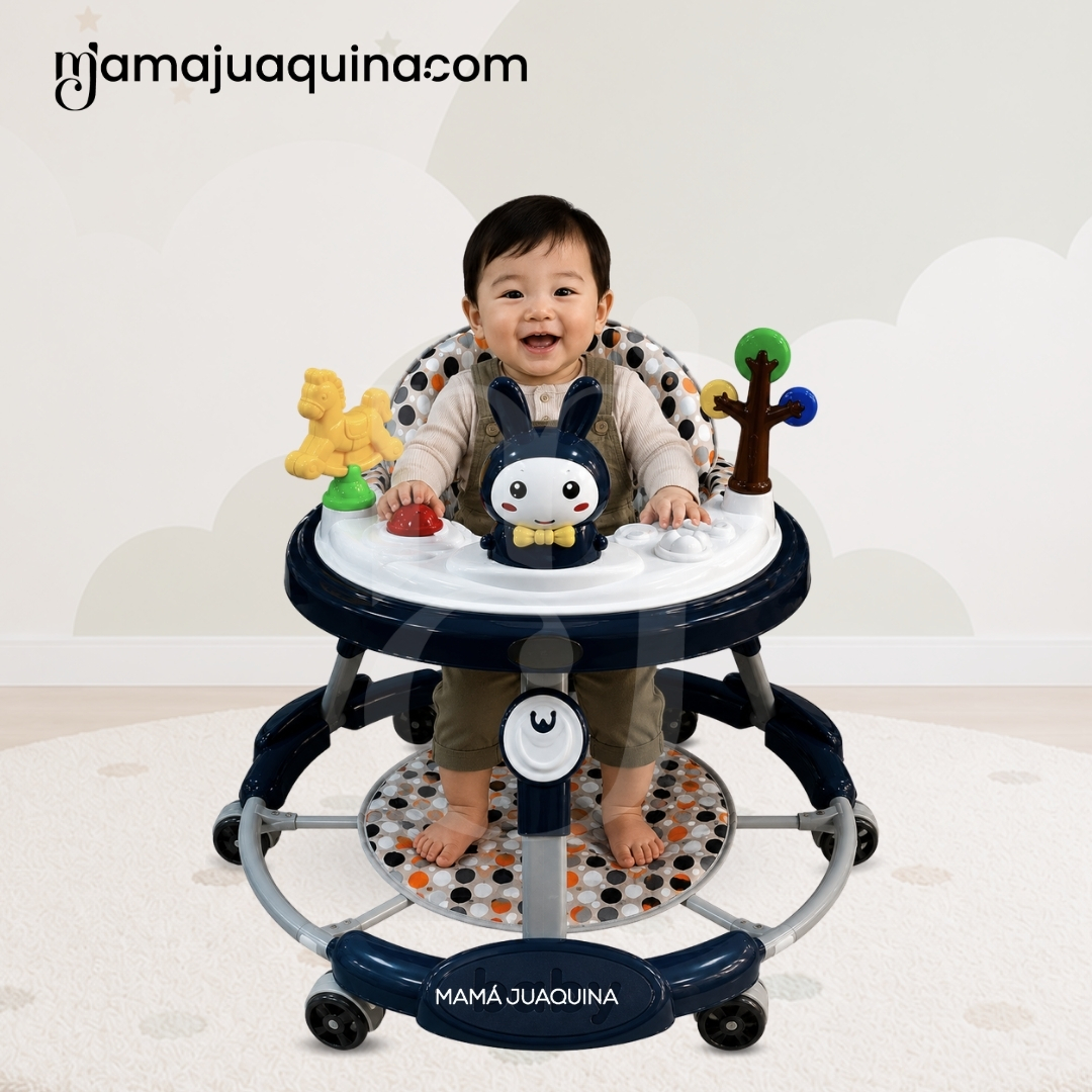 ANDADOR MUSICAL PLEGABLE «BUNNY KAWAII PRO» DE LUJO - 4