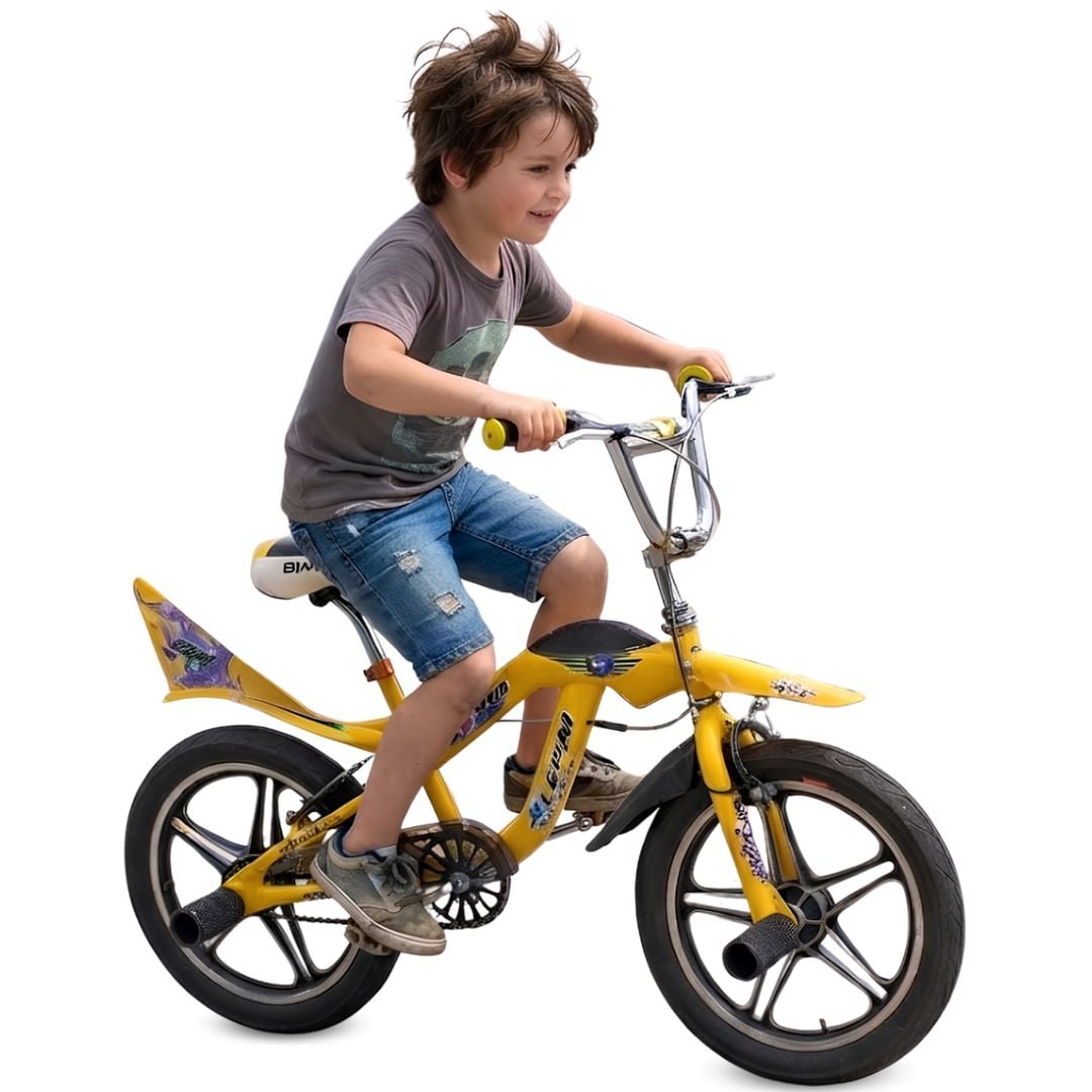 BICICLETA BMX PARA NIÑO «KNOX» ARO 16 COLECCIÓN EXCLUSIVA YELLOW - 1