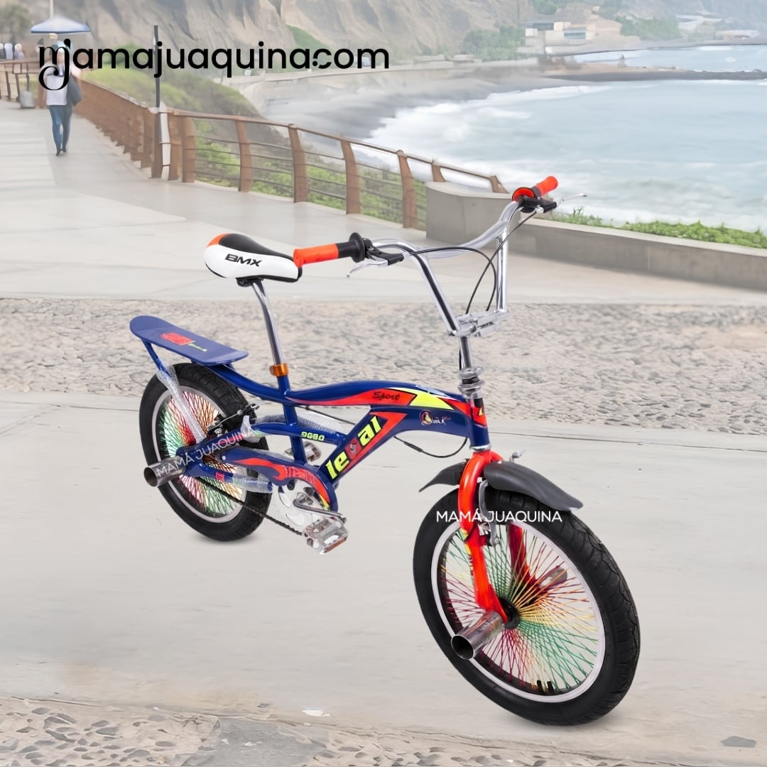 BICICLETA BMX PARA NIÑO «VOLT» ARO 16 COLECCIÓN EXCLUSIVA BLUE Y ORANGE - 3