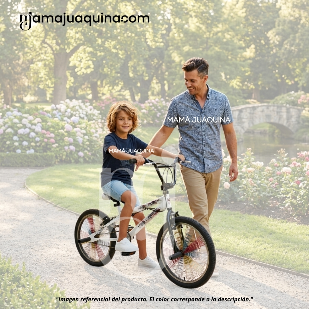 BICICLETA BMX PARA NIÑO «ONE-DI» ARO 20 COLECCIÓN EXCLUSIVA WHITE - 2