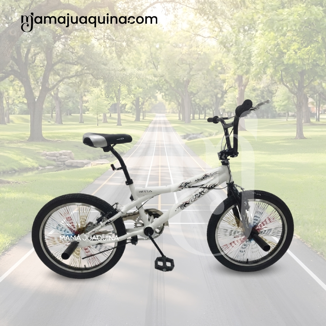 BICICLETA BMX PARA NIÑO «ONE-DI» ARO 20 COLECCIÓN EXCLUSIVA WHITE - 4