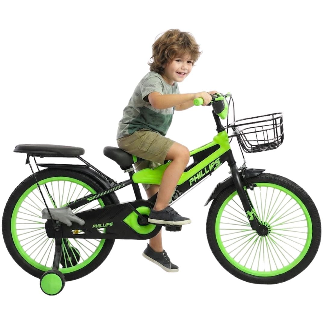 BICICLETA PARA NIÑO ARO 20 «MEGATRON» CON CANASTA DARK PINK - 1