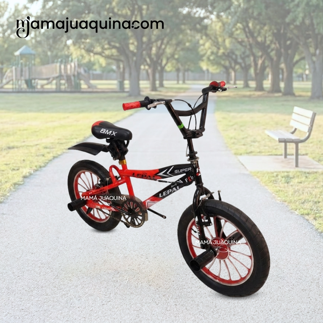 BICICLETA BMX PARA NIÑO «RUSH» ARO 16 COLECCIÓN EXCLUSIVA RED - 3