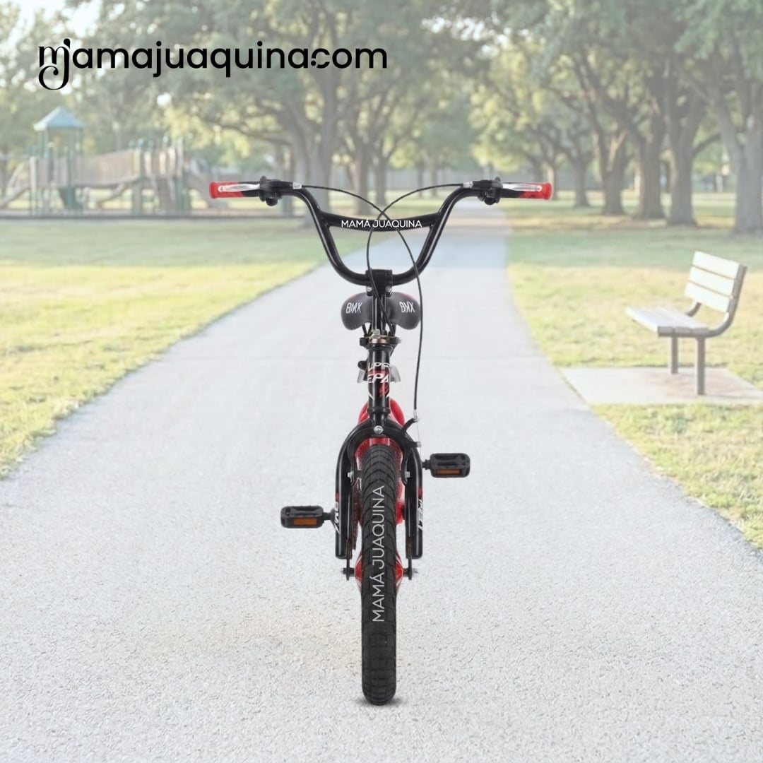 BICICLETA BMX PARA NIÑO «RUSH» ARO 16 COLECCIÓN EXCLUSIVA RED - 4