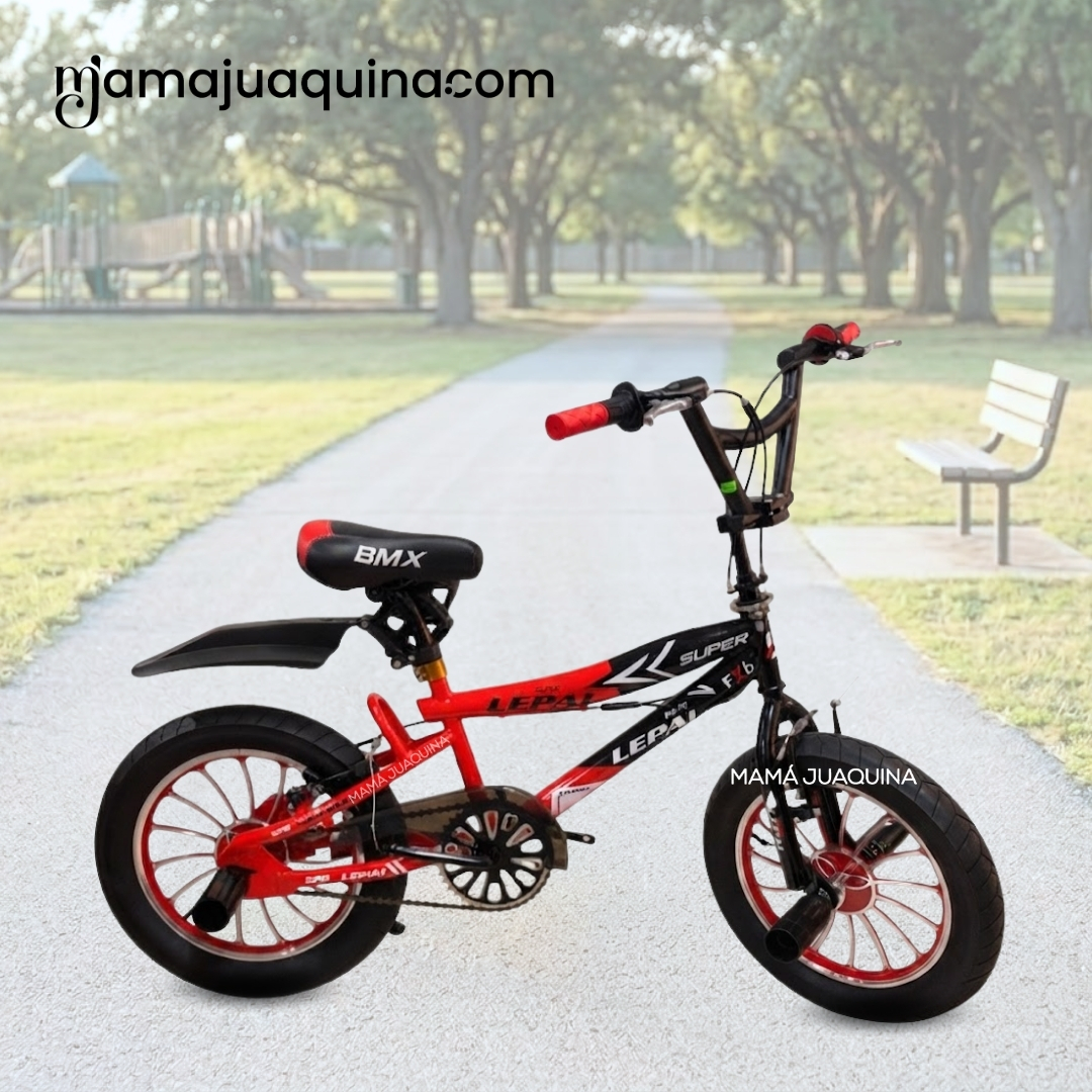 BICICLETA BMX PARA NIÑO «RUSH» ARO 16 COLECCIÓN EXCLUSIVA RED - 5