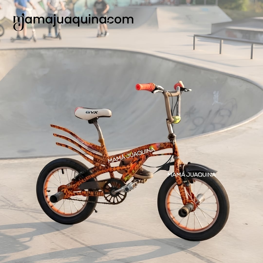 BICICLETA BMX PARA NIÑO «FIRE ANIMAL» ARO 16 COLECCIÓN EXCLUSIVA ORANGE - 2